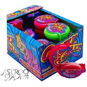 تصویر آدامس بادکنکی متری کریزی رولز باکس 24 عددی Crazy Rollz bubble gum Crazy Rollz bubble gum