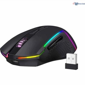 تصویر ماوس گیمینگ بی‌سیم ردراگون مدل M693 Trident Pro Redragon M693 Trident Pro Wireless Optical Gaming Mouse