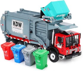 تصویر ماکت کامیون حمل زباله KDW مدل 625065 