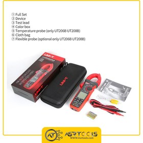 تصویر کلمپ آمپرمتر یونیتی UNI-T UT206B Digital Clamp Meter UNI-T UT206B