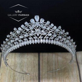 تصویر تاج عروس کد1005 Bridal Tiara Code 1005