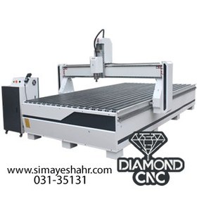 تصویر دستگاه cnc چوب مدل PCAM2040B میز آلومینیوم 