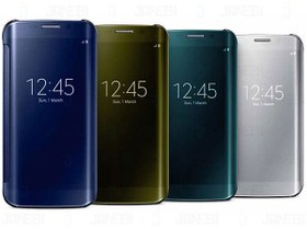 تصویر کیف هوشمند اصلی سامسونگ Samsung Galaxy S6 Edge Clear View Cover 