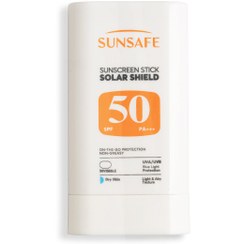 تصویر استیک ضد آفتاب سان سیف SPF50 سولار شیلد مناسب پوست خشک حجم ۲۰ میلی لیتر 