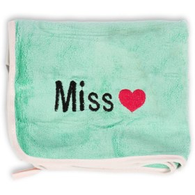 تصویر حوله ورزشي طرح Miss Love کد 901041 ُSport towel 00901041