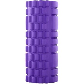 تصویر فوم رولر یوگا مکس ول طول 33 سانتی متر مدل Yoga foam roller Maxwell|بنفش 