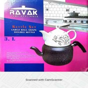 تصویر کتری گرانیتی وقوری چینی راوک 