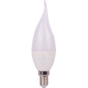 تصویر لامپ شمعی LED نوریکس ۷ وات اشکی 