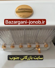 تصویر جا حبوبات و جای برنج 6 خانه وارداتی اکرولیک نشکن وارداتی