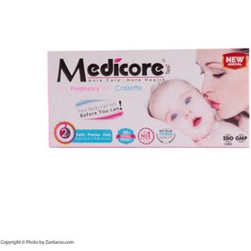 تصویر تست بارداری مدیکور 