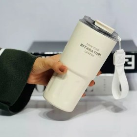 تصویر تراول ماگ سیتارایوری تک حالته حجم 600 Sitarayuri travel mug 600 ml