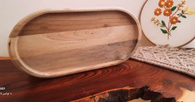 تصویر سینی چوبی 