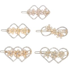 تصویر سنجاق مو زنانه نگین دار مجلسی درجه 1 