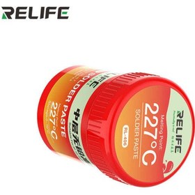 تصویر خمیر قلع 227 درجه ریلایف RELIFE RL-406 SOLDER PASTE