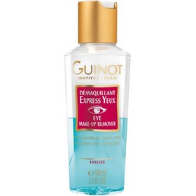 تصویر پاک کننده دو فاز آرایش چشم 100میل گینو guinot eye makeup remover