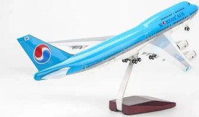 تصویر ماکت هواپیما بوئینگ 747 کره جنوبی | Airplane Model 1:150 Boeing 747-800 Korean Air 