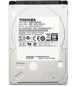 تصویر هارد اینترنال لپ تاپ توشیبا مدل MQ01ACF050 ظرفیت 500 گیگابایت Toshiba MQ01ACF050 500GB 7200RPM SATA 2.5 Internal Hard Drive