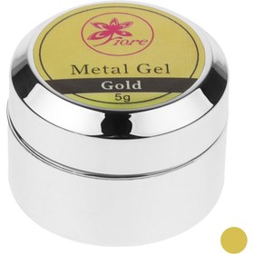 تصویر متال ژل فیوره ۵ گرمی - نقره یی Metal gel fiore 5g