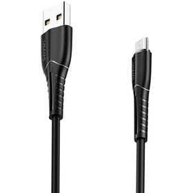 تصویر کابل تبدیل USB به microUSB یوسمز مدل U35 طول 1 متر USB to USBUS microUSB converter cable, model U35, length 1 meter