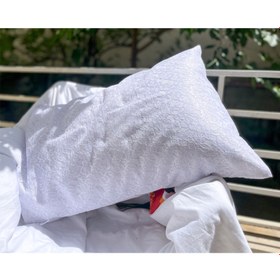 تصویر یک جفت روبالشی گیپور سفید سایز ۵۰ در ۷۰ ا Pillowcases Pillowcases