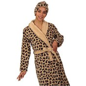 تصویر حوله تن پوش پلنگی سایز لارج 