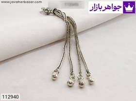 تصویر کرکوش نقره چند رشته ای کد 112940 