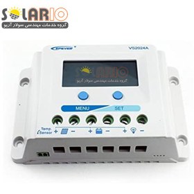 تصویر شارژ کنترلر 20A و 24V مدل VS2024A/AU سری PWM برند EPEVER EPEVER Solar Charge Controller 20A VS AU Series PWM VS2024A/AU