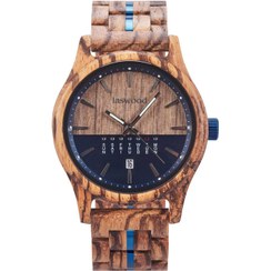 تصویر ساعت مچی مردانه تقویم دار مدل Rayan چوب زبرانو 