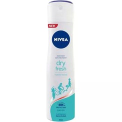 تصویر اسپری ضدتعریق زنانه نیوا مدل Dry Fresh حجم 200 میل Nivea women's antiperspirant spray, Dry Fresh model 200 ml