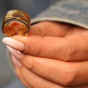 تصویر انگشتر برنجی ELIN کد 115 