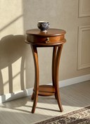 تصویر میز تلفن گرد تک کشو مدل AAJ-TAG 