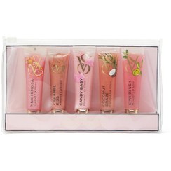 تصویر پک پنج عددی لیپ گلاس طعمدار Pink Assorted 5 Piece Lip Gift Set