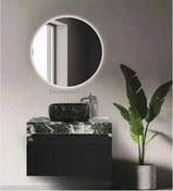 تصویر روشویی کابینتی پترا سایز ۴۰ در ۶۰ طوسی 