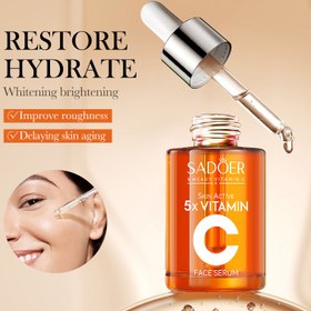 تصویر سرم صورت 5x ویتامین سی سادور SADOER SADOER 5x vitamin C face serum