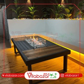 تصویر آتشدان گازی ویژه مستطیل 