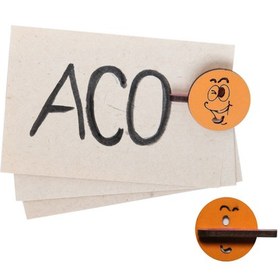 تصویر گیره چوبی ایموجی چشمک طرح CP3 