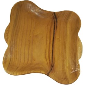 تصویر سینی چوبی دفرمه مدل چوبار 