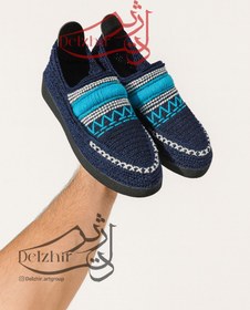 تصویر گیوه مردانه طرحدار 