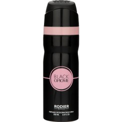 تصویر اسپری بدن رودیر مدل Black opiome حجم 200 میلی لیتر 