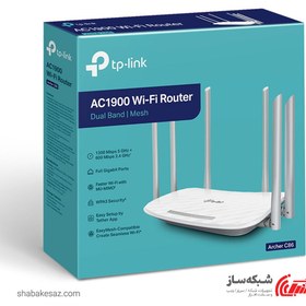 تصویر روتر بی‌سیم AC1900 تی پی لینک مدل Archer C86 TP-LINK Archer C86 AC1900 Wi-Fi Router