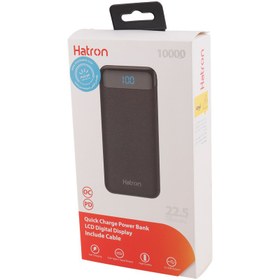 تصویر پاوربانک هترون مدل HPB 1070 PQ ظرفیت 10000 میلی آمپر ساعت Hatron HPB-1070PQ 10000mah Power bank