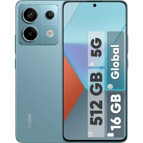 تصویر گوشی موبایل شیائومی مدل Redmi Note 13 Pro 5G دو سیم کارت ظرفیت 512 گیگابایت و رم 16 گیگابایت - پک چین رام گلوبال 