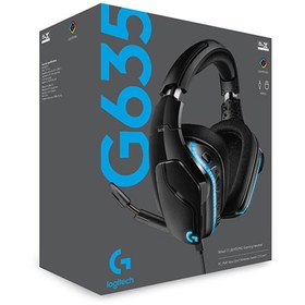 تصویر هدفون مخصوص بازی لاجیتک مدل G635 ا Logitech G635 Gaming Headphones Logitech G635 Gaming Headphones