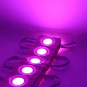 تصویر ال ای دی بلوکی COB سکه ای بنفش 20 عددی 