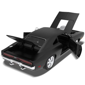 تصویر ماشین کنترلی راستار 1:16 مدل Dodge Charger R/T engine 