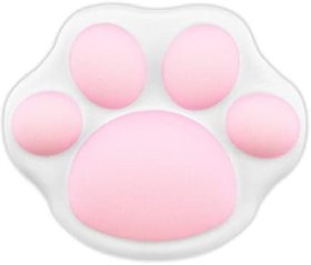 تصویر KASTWAVE Mouse Pad Cute Wrist Support Cat Paw Pattern, Comfortable Soft Wrist Rest Hand Pillow Relief Hand’s Pain with Non-Slip Rubber Base for Home, Office Computer Laptop 