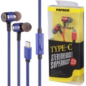 تصویر هندزفری Papada PA200+ Type-C Papada PA200+ Type-C Wired Handsfree