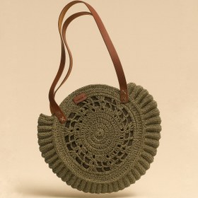 تصویر کیف رافیا خورشیدی 