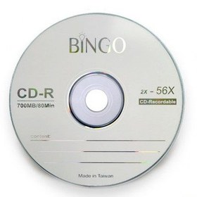 تصویر سی دی خام بینگو ظرفیت 700 مگابایت کد 9118 