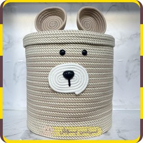 تصویر سبد نظم دهنده 5 تیکه اتاق کودک طرح موش 